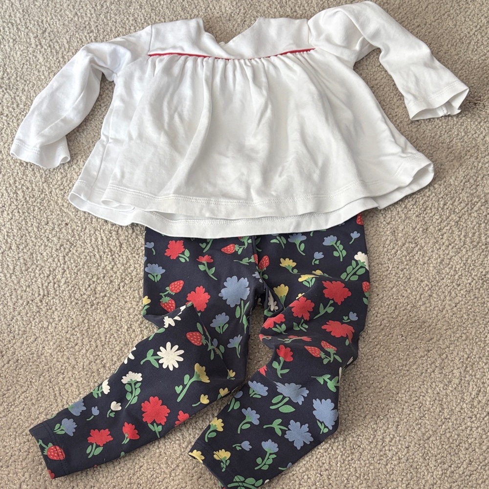 The Beaufort Bonnet Company Floral Leggings and Top Set